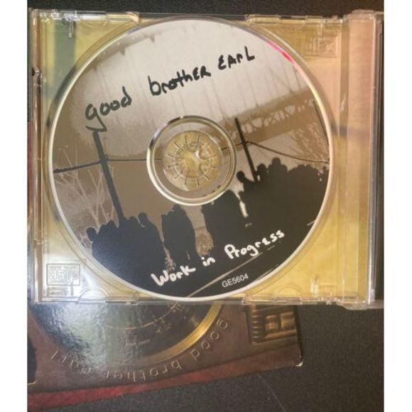 Good Brother Earl Pittsburgh Rock Folk Blues Lot of 2 CD Work in Progress Signed - Picture 4 of 4